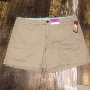 Merona Khaki Shorts NWT